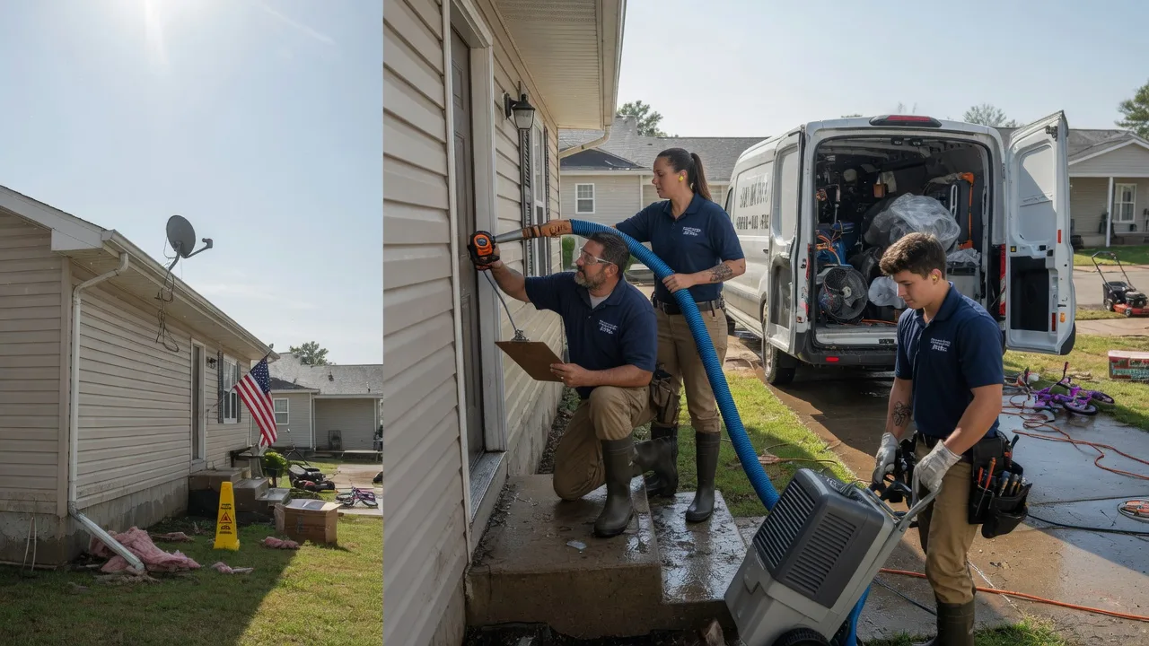Ceiling Water Damage Restoration in Catlin, IL near me